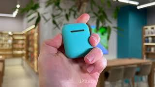 Беспроводные наушники Apple AirPods 2 Color в зарядном футляре (Бирюзовый)