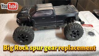 Arrma Big Rock Steel spur gear upgrade And how to.