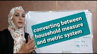 Converting between Household Measure and the Metric System