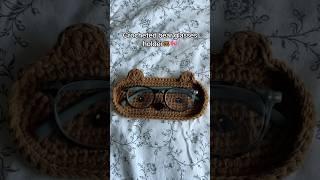 Obsessed with this little bear #crochet #glasses #bear #crochettutorial