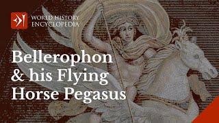 The Greek Hero Bellerophon and his Flying Horse Pegasus