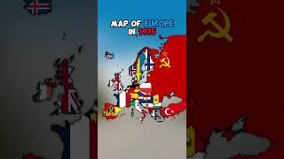 Map of Europe in 1975 #1975 #2024 #europe #map #youtube #geography #memes #mapping