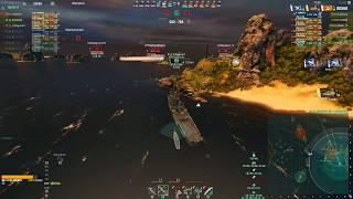 WoWs - как подставиться под огонь союзников