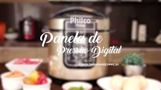 Panela De Pressão Digital 6l Inox Champanhe | Philco