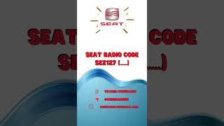 код магнитолы Seat SEZ1Z7 #магнитола #разблокировка #код #пароль #сеат #seat