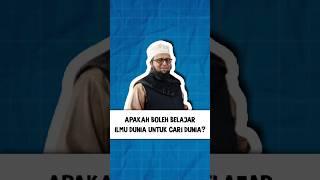 Apa motivasi sebenarnya di balik pencarian ilmu? #abdullahhadrami #khoiruummah #malang