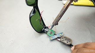 DIY smart glasses processing 1 #facereveal #diy #subscribe #mini #miniature