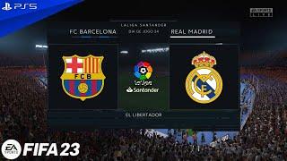 FC Barcelona VS Real Madrid | La Liga 2022/23 | PS5 Gameplay