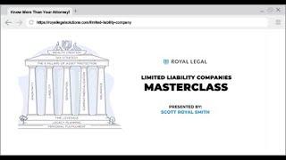 LLC Masterclass: Tax Savings & Asset Protection with Royal Legal Solutions