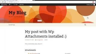 WP Attachments plugin // New roads for Wordpress files