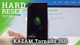 How to Hard Reset in KAZAM Tornado 350 - Skip Screen Lock by Recovery Mode