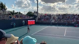 Closest Line Call by Bianca Andreescu at the Miami Open 2019 #amazing #miamiopen2019 #andreescu