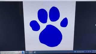 Blue's Clues Blue Paw Print