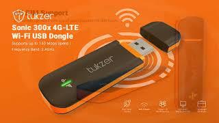 Tukzer Sonic 300x 4G LTE Wireless Dongle || All SIM Network Support || Features