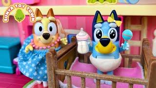 BABY BLUEY and Mummy Bingo  | Pretend Play with Bluey Toys | Bunya Toy Town