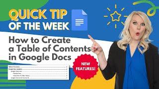 How to Create a Table of Contents in Google Docs (NEW Features)