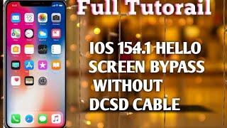 IOS 15.4.1 Hello Screen Bypass tool without DCSD CABLE