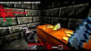 Minecraft: Nazi Zombies Mod Gameplay (Zombiecraft)