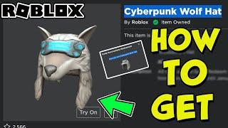 HOW TO GET THE CYPERPUNK WOLF HAT IN ROBLOX - Amazon Prime Gaming BONUS Item