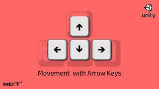 Movement Using Arrow Keys in Unity 3D ( Up , Down, Left, Right) | Unity | Next.