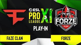 CS:GO - FaZe Clan vs. forZe [Inferno] Map 1 - ESL Pro League Season 11 - Play-In