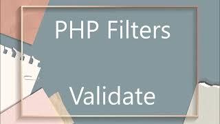 PHP Filters |  Filter and Filter Constant | filter_var