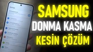 SAMSUNG Telefonlar Performans Arttırma ve Donma / Kasma Çözümü (2024)