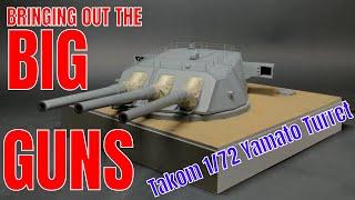 Takom 1/72 Yamato Turret #1 with partial deck (Giant scale edition)