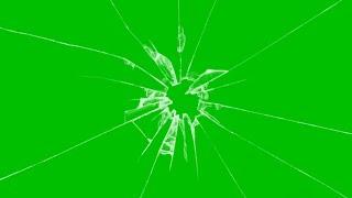 4 awesome shattered green screen effects footage HD