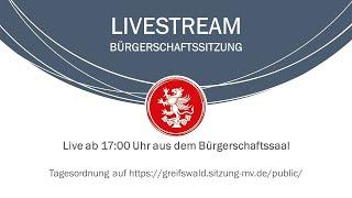 UHGW Bürgerschaftssitzung - öffentlicher Teil - 24.02.2025