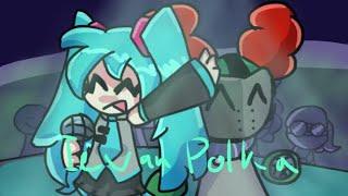 Hatsune Miku and Tricky sing Ievan Polka (Animated)