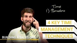 4 Key Time Management Techniques | Building A Sales Org | Winning By Design