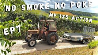 Having a Clear Up! Using Kubota, MF 135 & Manitou! Vlog EP7