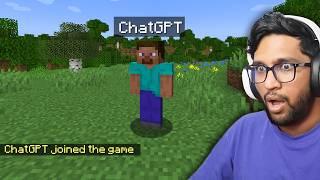 Don't Let ChatGPT AI Play Minecraft ! (It was a Mistake)