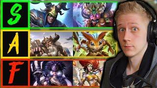 Ranking & Explaining EVERY REWORK In SMITE History From S-F!