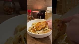 Creamy chicken alfredo #pastarecipe #chickenrecipe #shorts