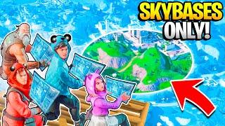 We Built a SKYBASE in Fortnite!