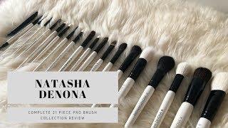 NATASHA DENONA 21 PIECE PRO BRUSH COLLECTION REVIEW