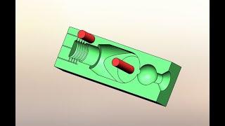 145 урок SOLIDWORKS простая литьевая форма