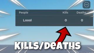 Kills/Deaths leaderstats - COPY AND PASTE TUTORIAL