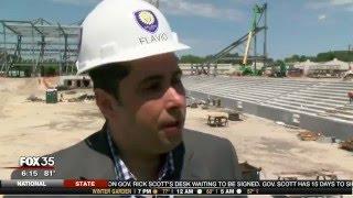 Tour of Orlando City stadium construction site