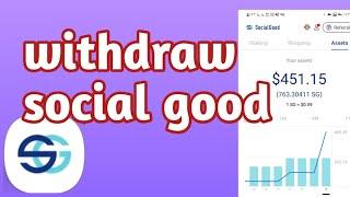 withdraw social good