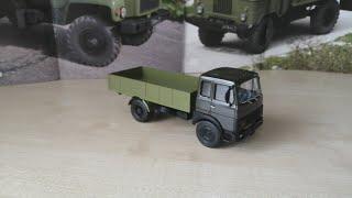 Обзор модели Маз-53371, масштаб 1:43, "Наш автопром".