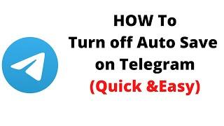 how to turn off auto save on telegram