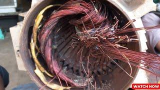10 HP Motor winding Full Video siddiq engineering