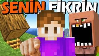 Minecraft’ta SİZİN FİKİRLERİNİZİ OYUNA EKLEDİM! 2