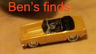 Ben- a new collector,  shows off new diecast cars