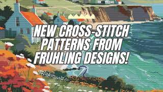 New Dorset, England cross-stitch patterns from Fruhling Designs! 🪡