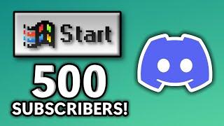 500 SUBSCRIBER DISCORD SERVER