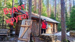 Бор УЮТ - новый СЕЗОН! Новый контент! Рыбалка, лесные постройки, бушкрафт. Жизнь в лесу, таёжный БЫТ